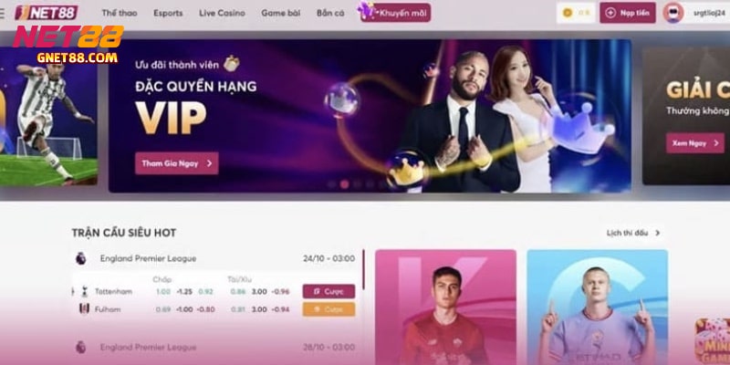 Những ưu điểm vượt trội của sảnh thể thao Net88
